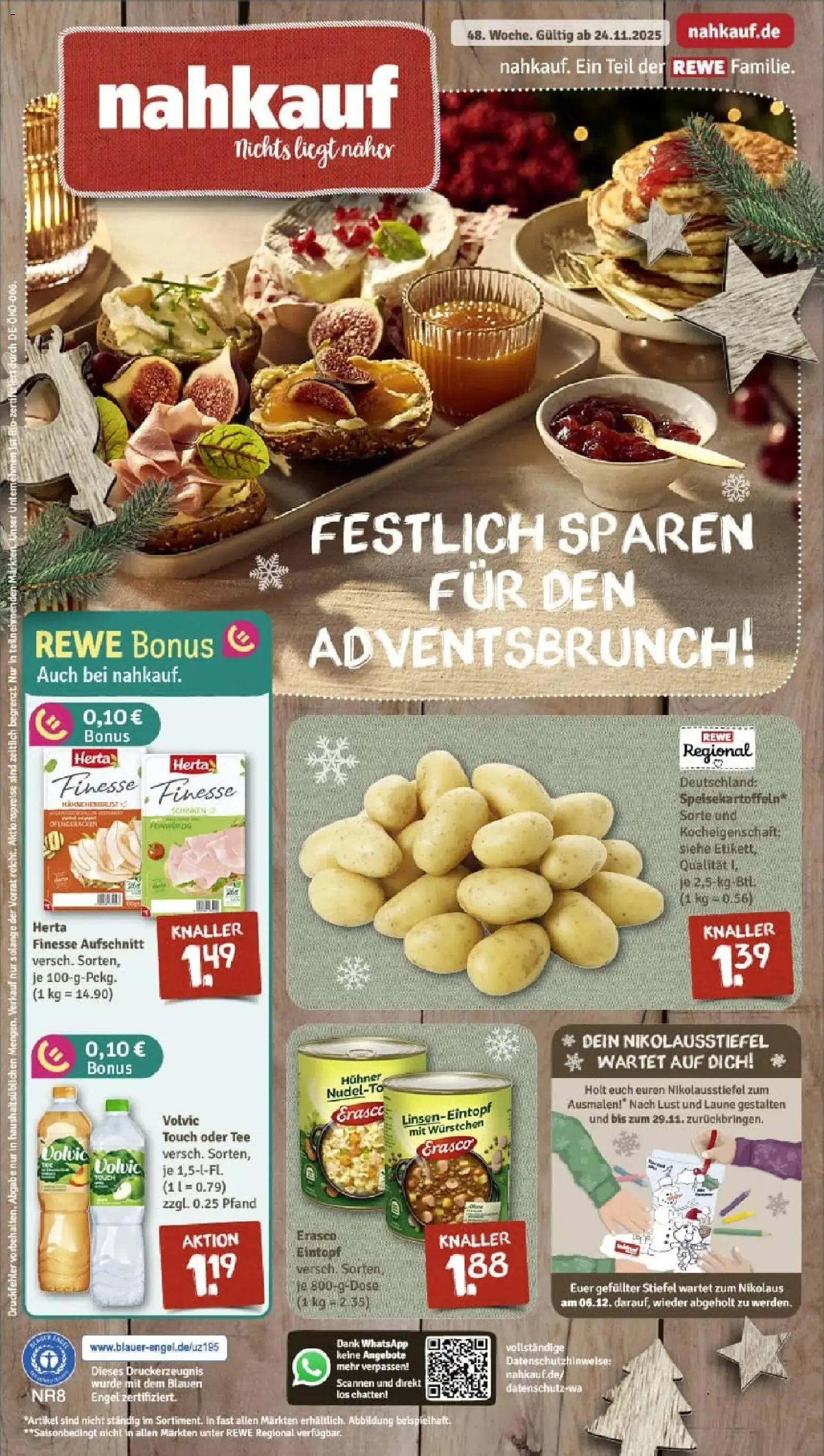 Vorschau von dem Prospekt des Geschäftes Rewe, gültig ab dem 23.11.2025
