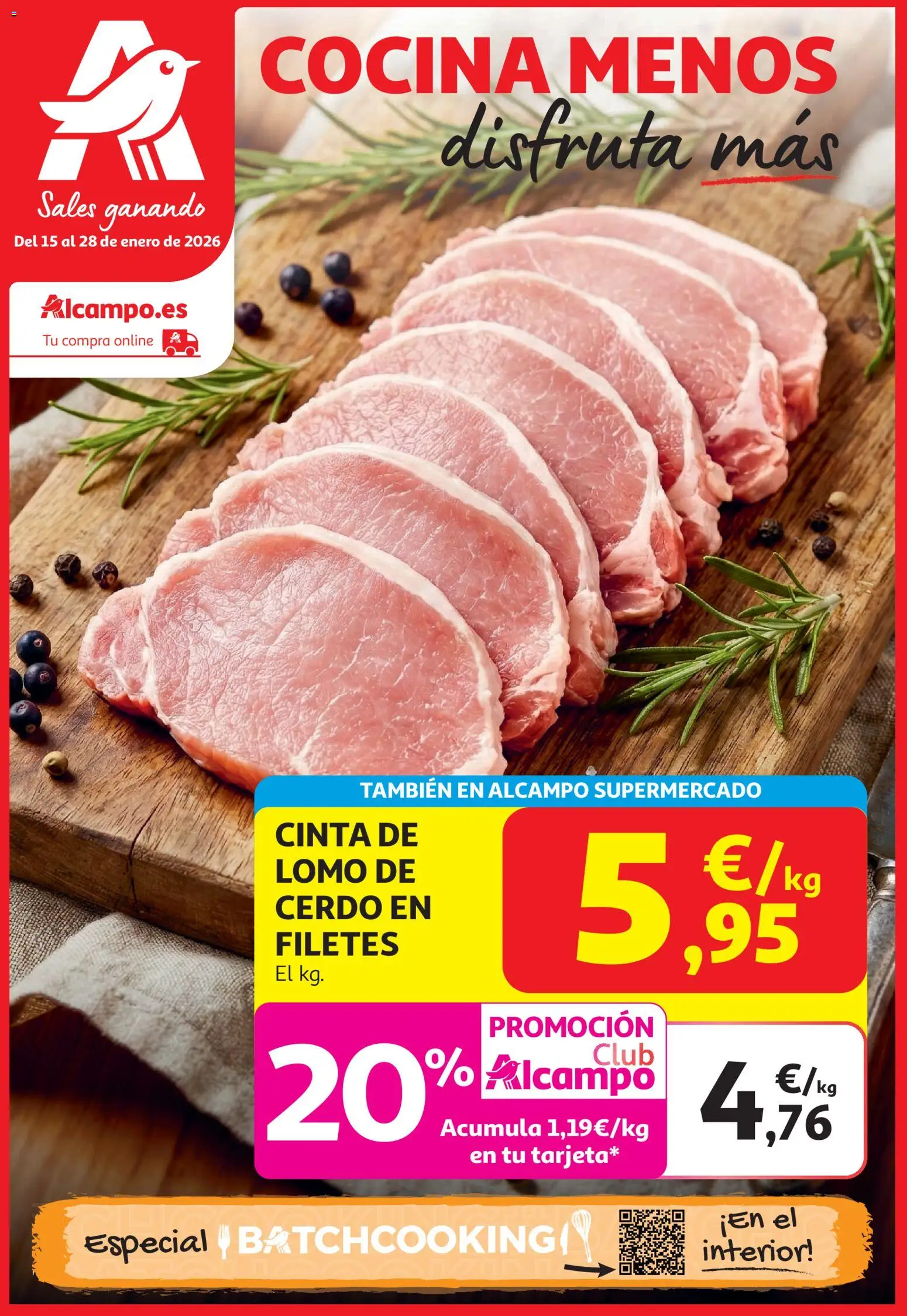 Vista previa del folleto de la tienda Alcampo válido desde el 15/01/2026 