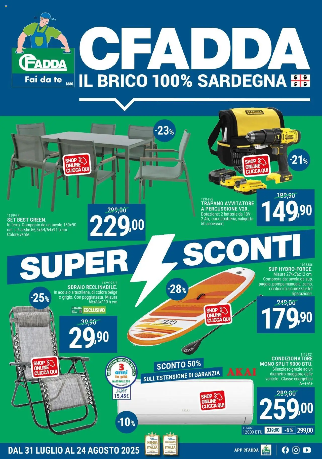 Volantino CFadda valido da 30/07/2025 numero di pagina 1
