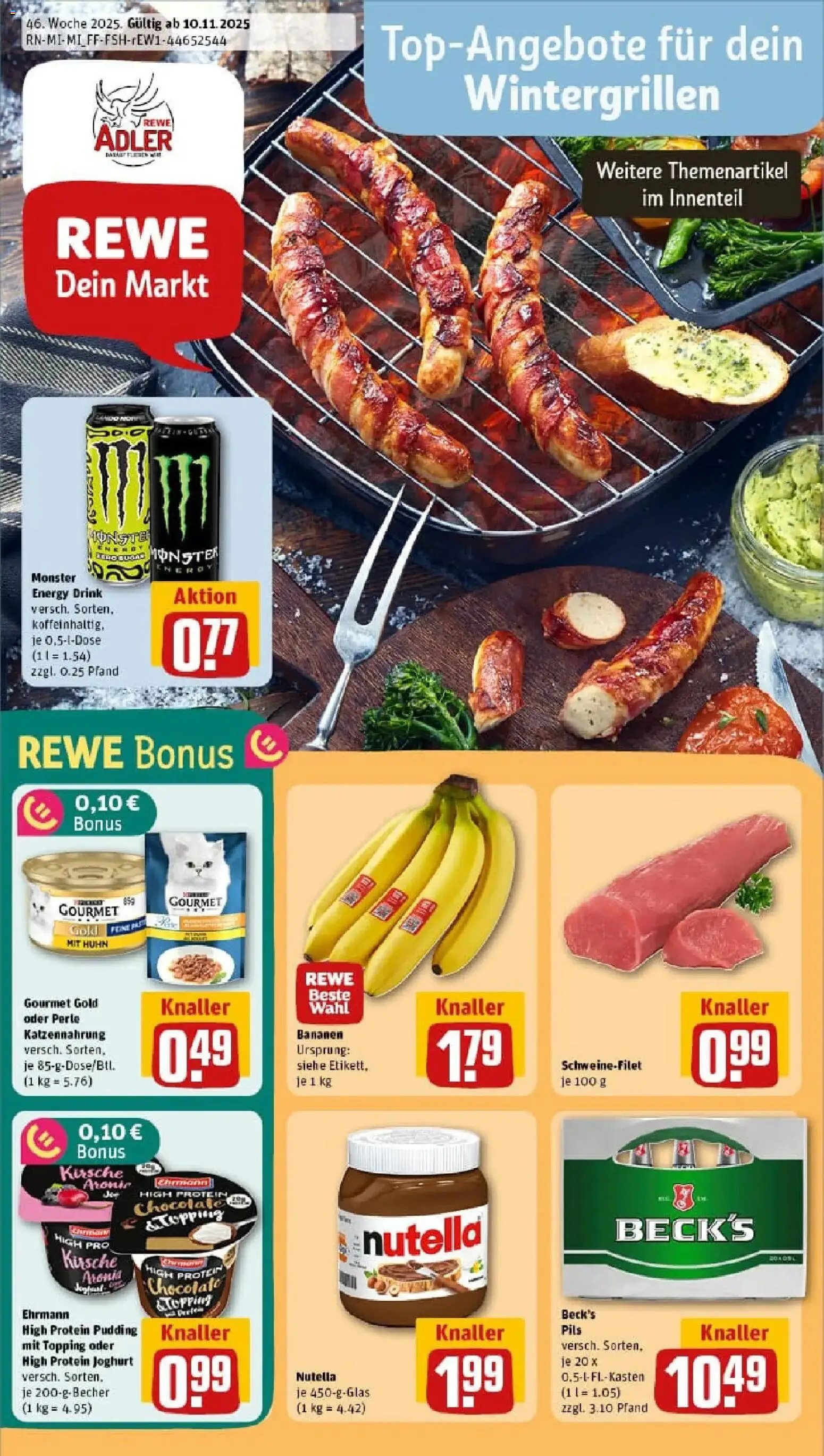 Vorschau von dem Prospekt des Geschäftes Rewe, gültig ab dem 10.11.2025