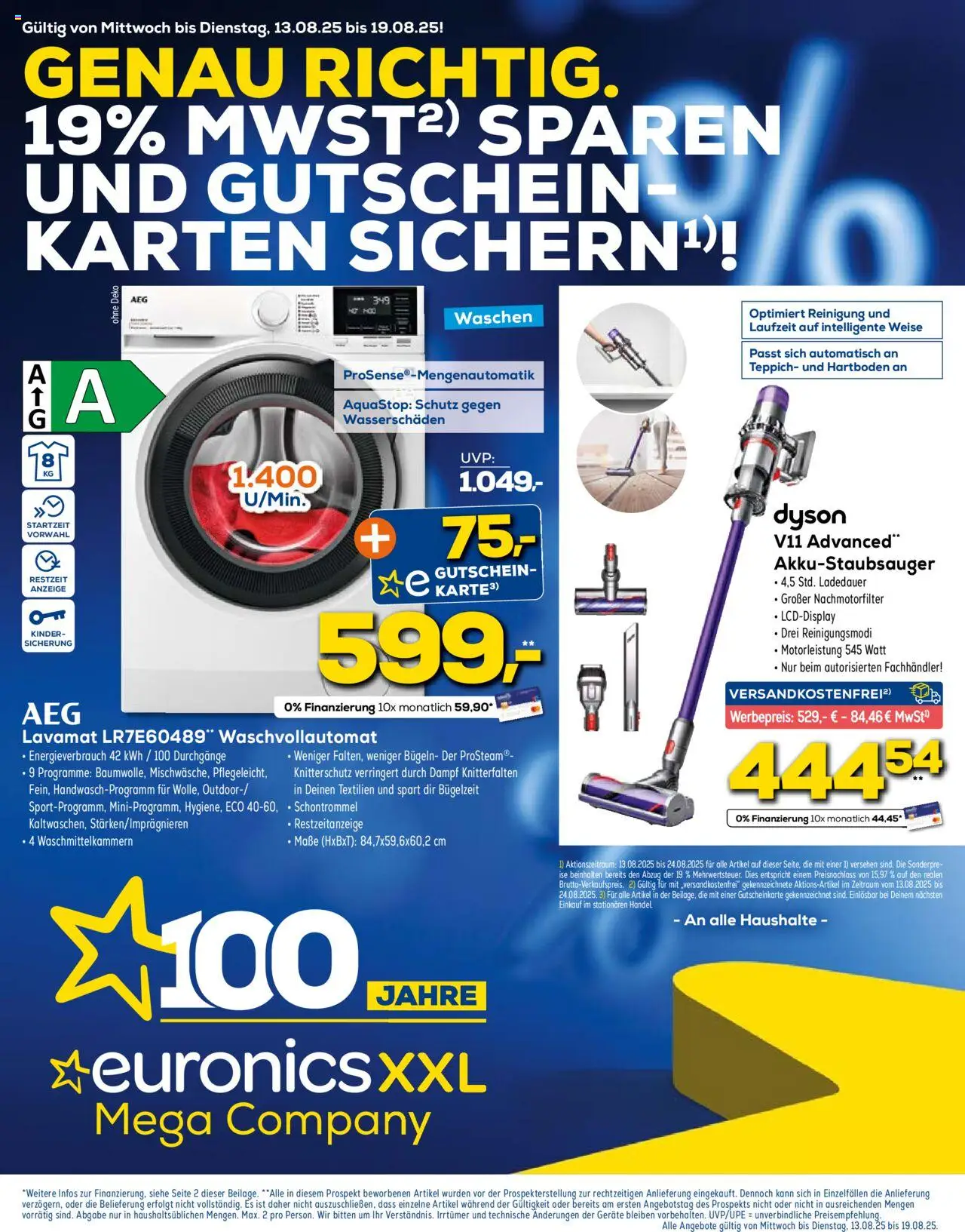 Euronics Prospekt (vom 13.08.2025 - 19.08.2025)