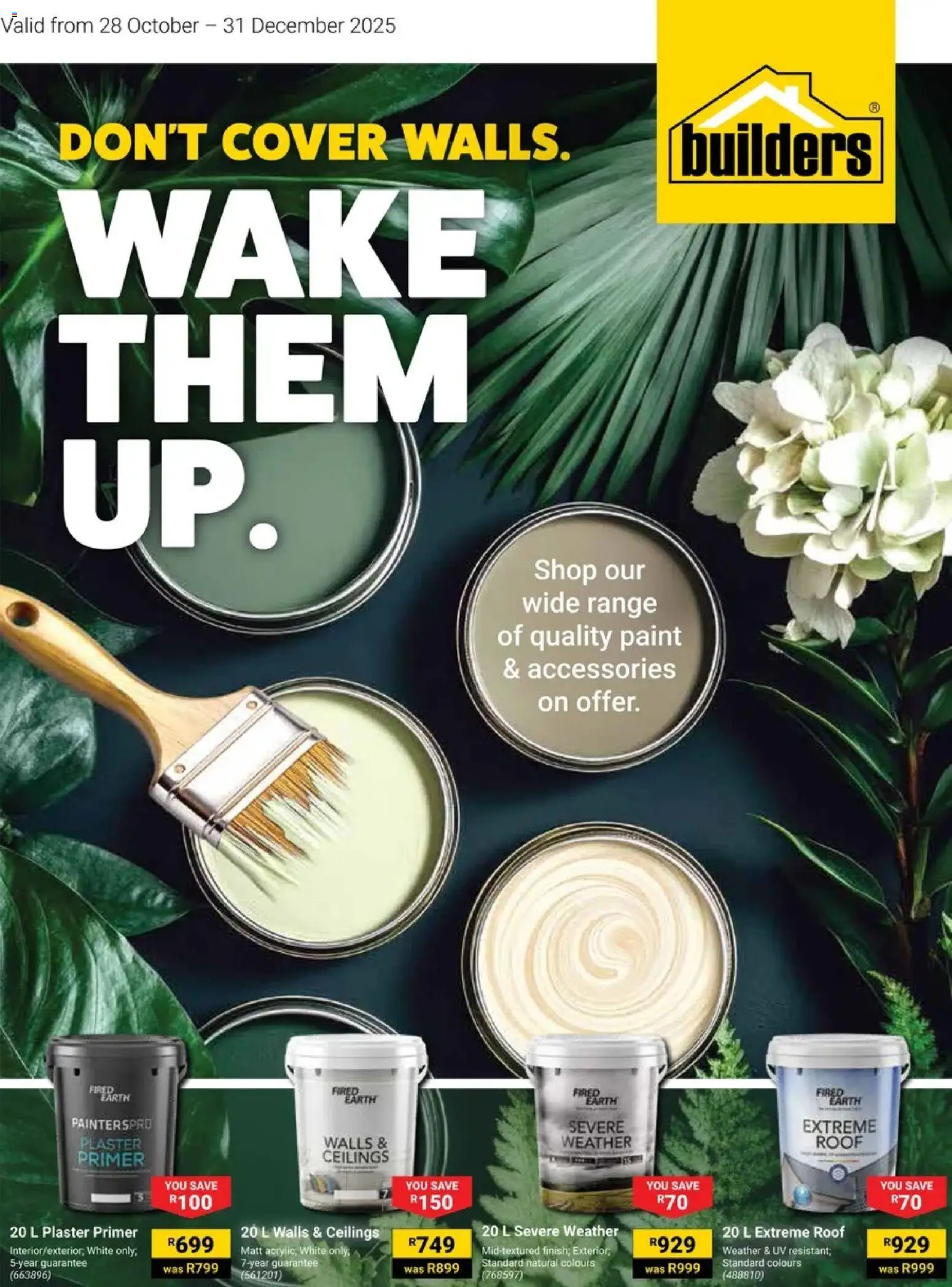 Preview of Builders flyer valid from 28/10/2025