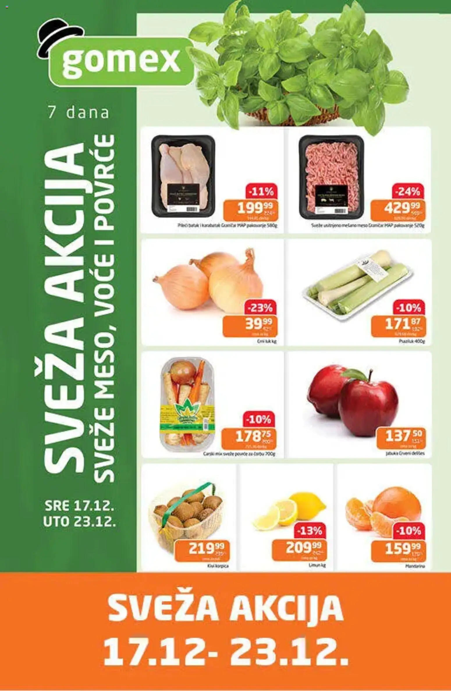 Pregled Gomex kataloga - važi od 17.12.2025