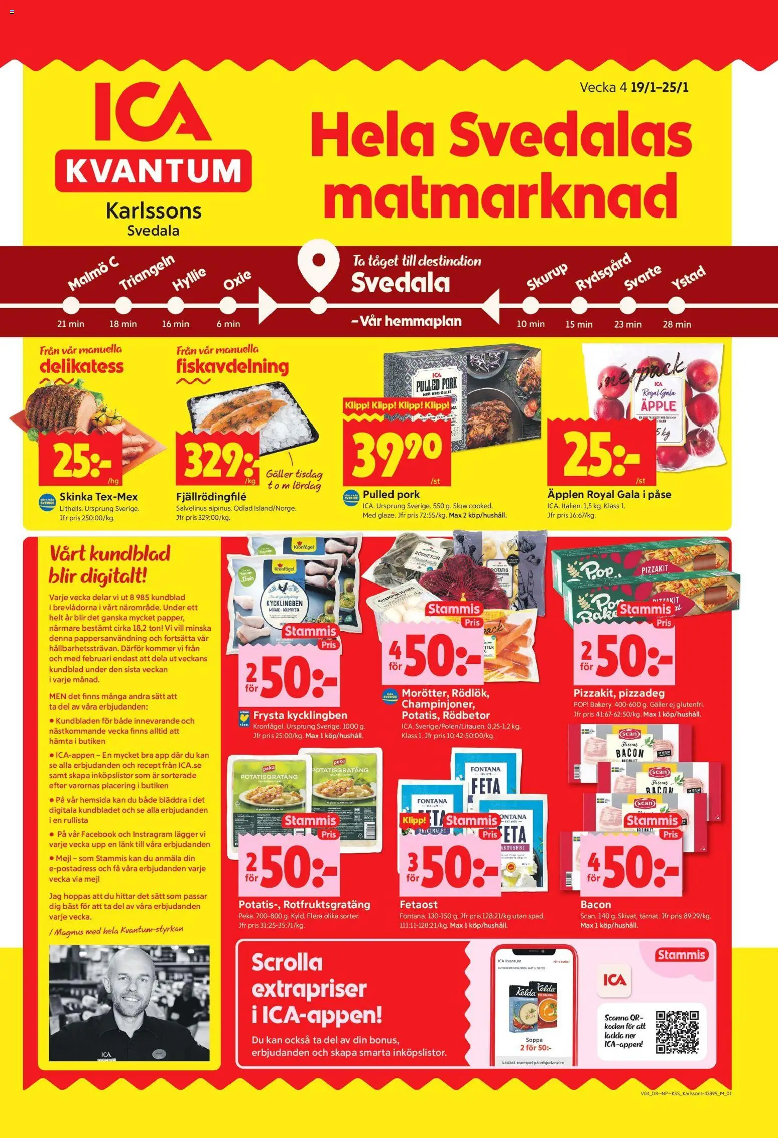 Förhandsgranska reklamblad Svedala från butik ICA Kvantum gäller från 19/01/2026