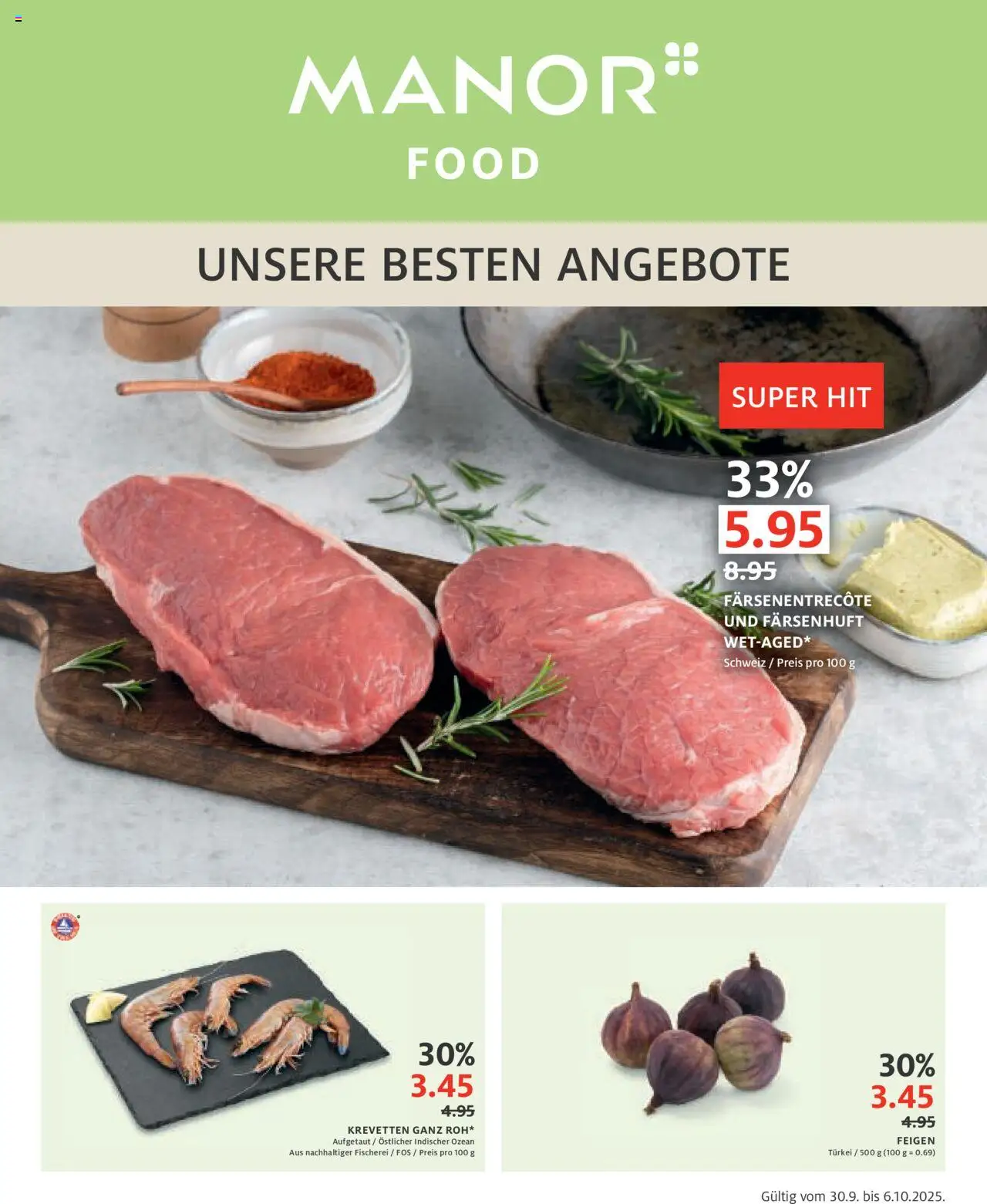 Manor Aktionen ab 30.09.2025 - Seitennummer 1