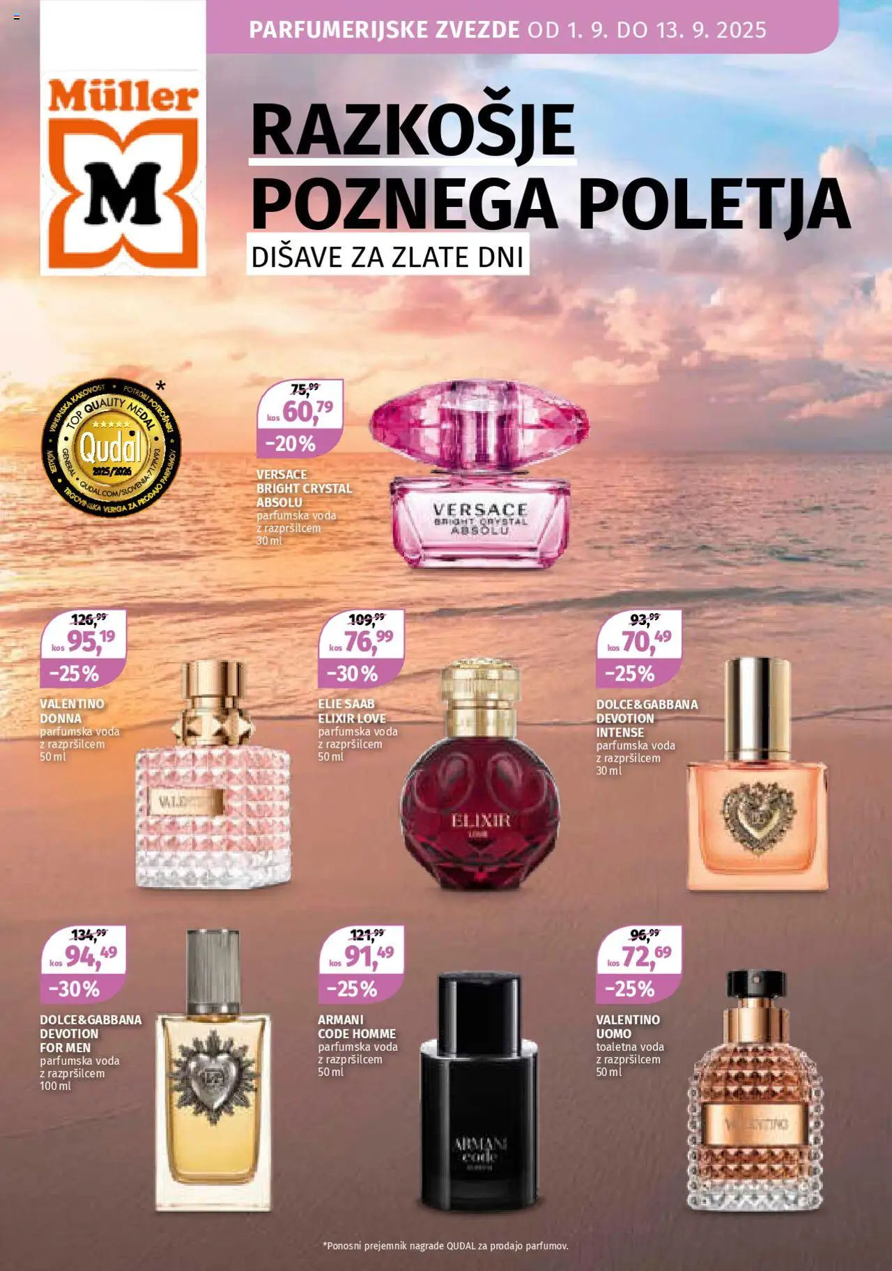 Müller Katalog parfumerijske zvezde od 01.09.2025 - aktualna ponudba - stran 1