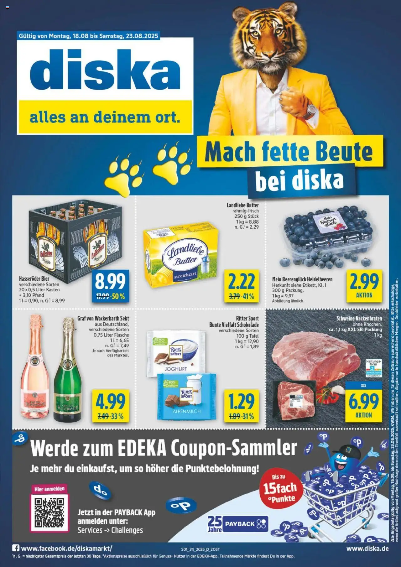 Diska diska Angebote Sachsen-Thüringen KW34 (vom 18.08.2025 - 23.08.2025)