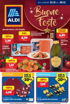 Anteprima dell'opuscolo Attuale volantino dal negozio Aldi valido da 22/12/2025