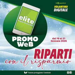Anteprima dell'opuscolo Volantino Promo Web dal negozio Elite Supermercati valido da 16/01/2026