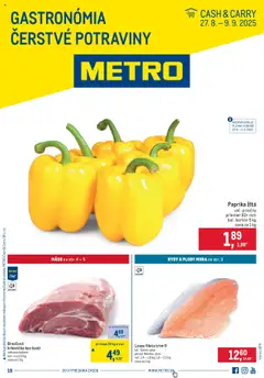 Náhľad Metro letáku platného od 27.08.2025