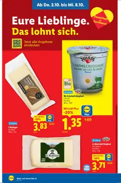 Vorschau des Merkblatts Aktionen Eure Lieblinge vom Shop Lidl gültig von 02.10.2025 bis 08.10.2025
