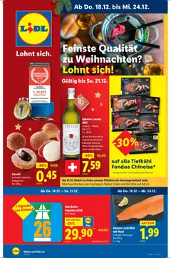 Vorschau des Merkblatts Aktionen vom Shop Lidl gültig von 18.12.2025 bis 24.12.2025