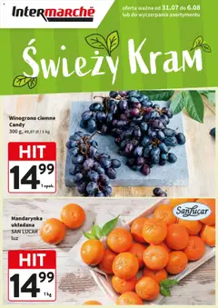 Pogląd gazetki "Świeży Hit" ze sklepu Intermarche ważnej od 31.07.2025