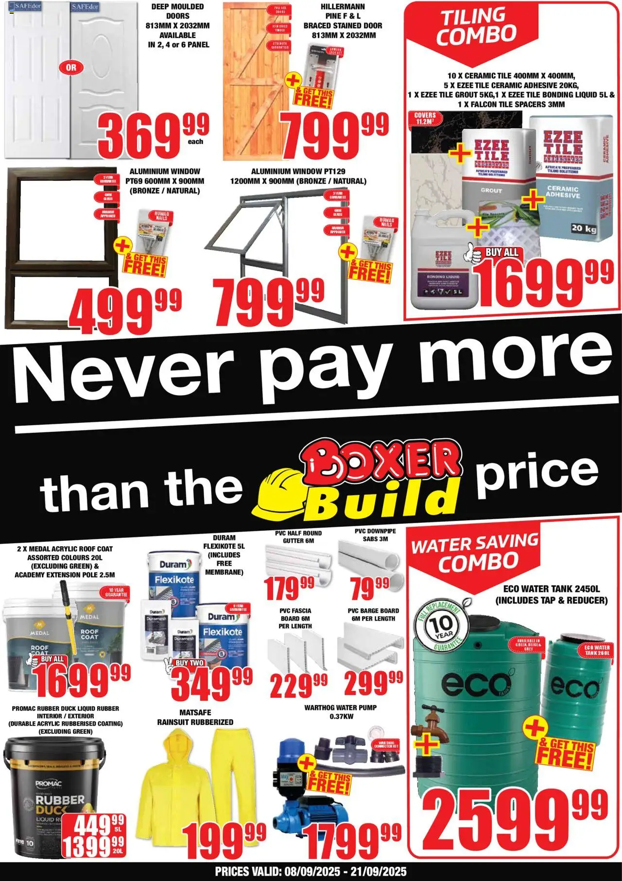 Boxer Eastern Cape - Liquors from 08/09 - 21/09/2025 > Promotions