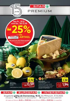 Vorschau der Angebote: Spar Premium gültig ab 18.12.2025