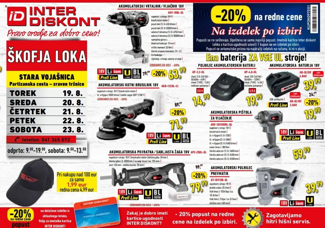 Inter Diskont Katalog od 19.08.2025 - aktualna ponudba - stran 1