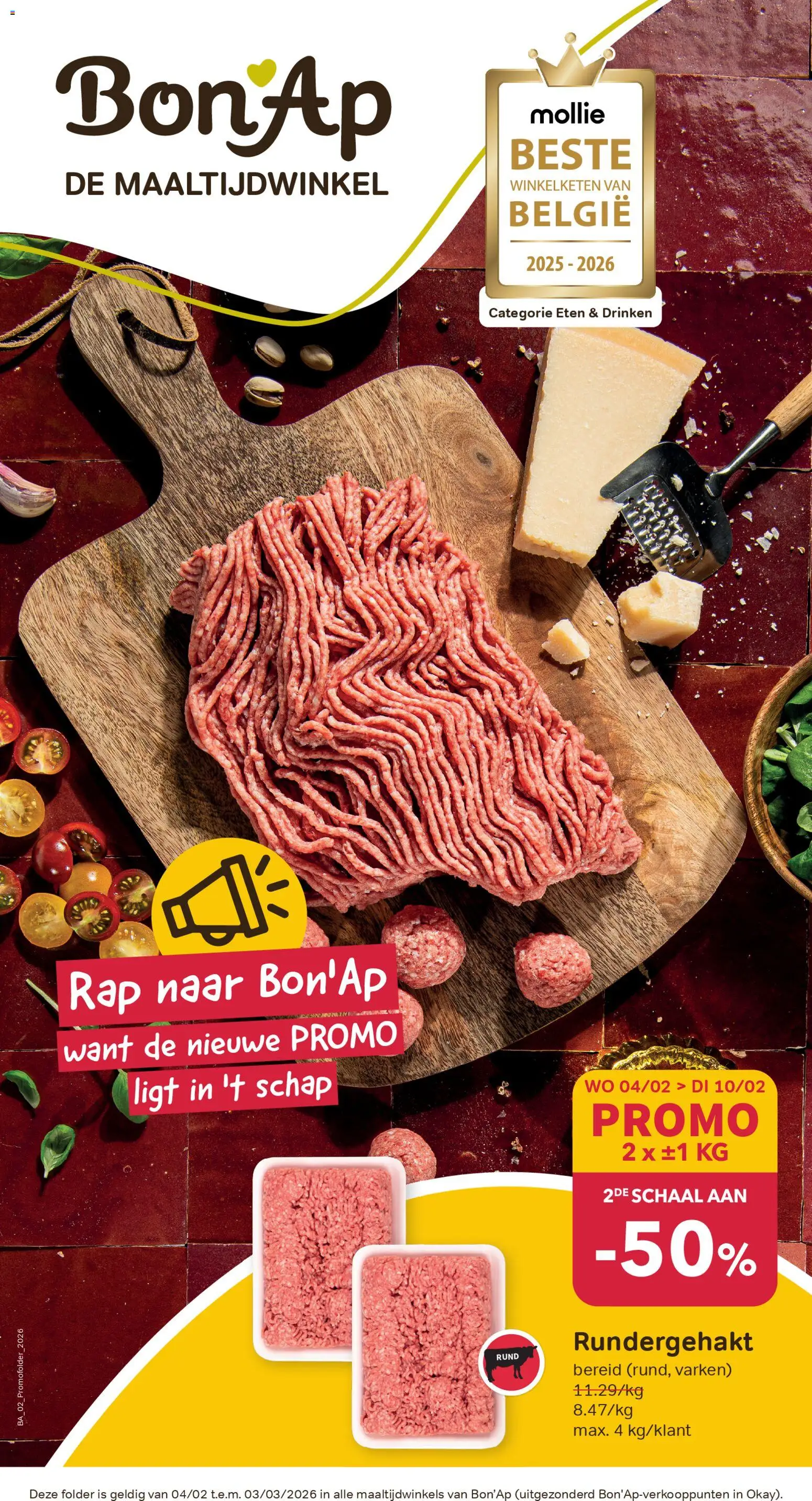 Voorbeeld van Folder/Publicité van winkel Bon Ap geldig vanaf 04/02/2026
