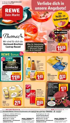 Vorschau von dem Prospekt des Geschäftes Rewe, gültig ab dem 09.02.2026