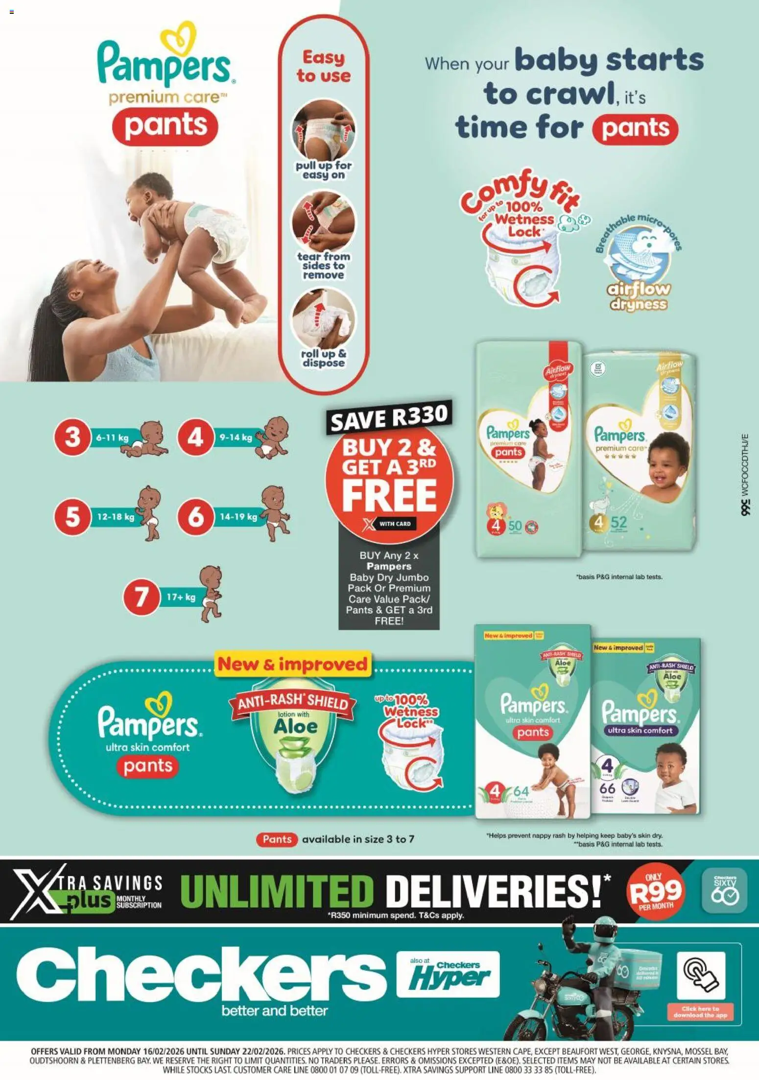 Preview of Checkers flyer valid from 16/02/2026