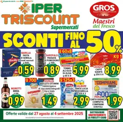 Anteprima dell'opuscolo Attuale volantino dal negozio Ipertriscount valido da 27/08/2025
