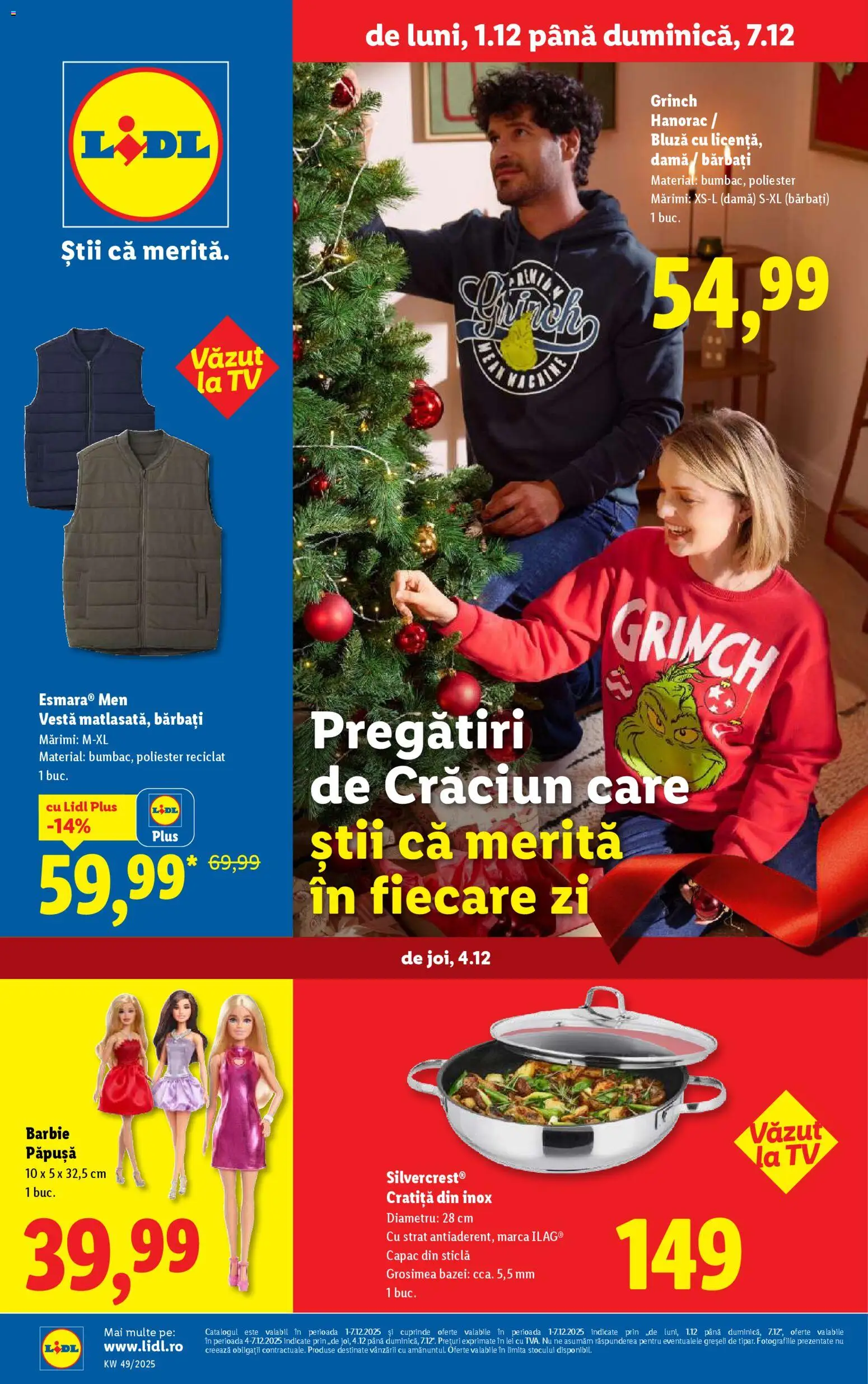 Previzualizarea de cataloage: Lidl Catalog - Non Food valabil de la 01.12.2025
