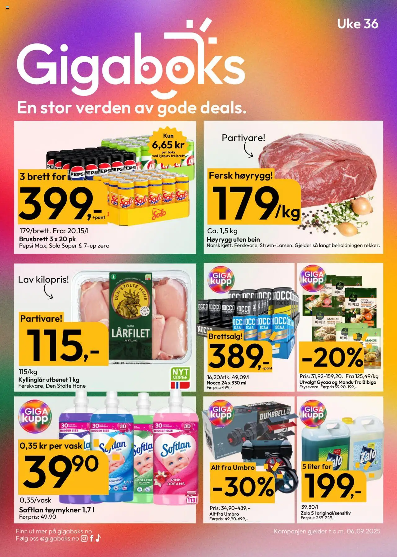 Kundeavis Gigaboks gyldig fra 01/09/2025 - Sidenummer 1
