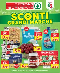 Anteprima dell'opuscolo Volantino Sardegna dal negozio Eurospar valido da 28/08/2025