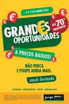 Pré-visualização do folheto da loja Pingo Doce válida a partir de 06/01/2026