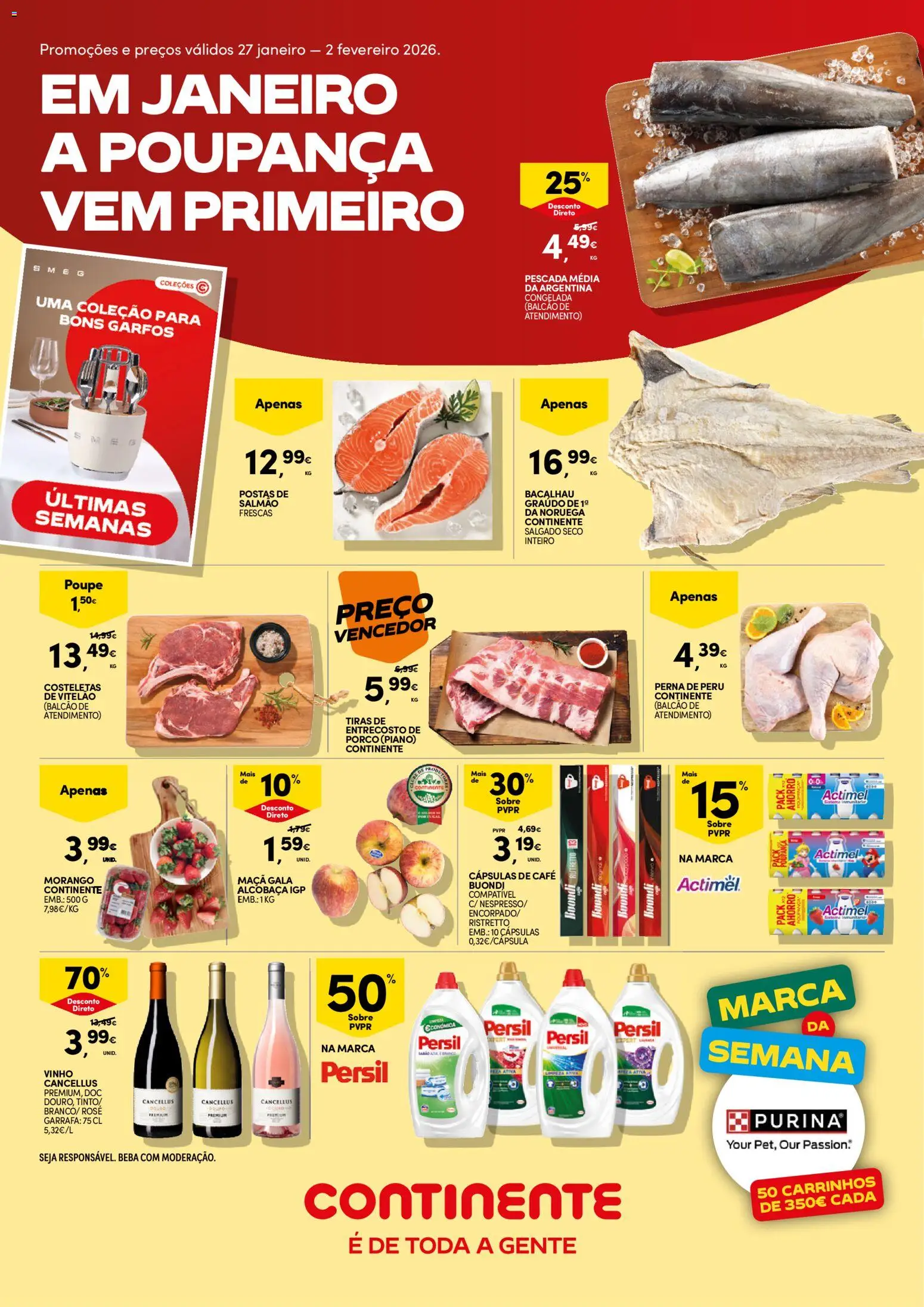 Pré-visualização do folheto da loja Continente válida a partir de 27/01/2026