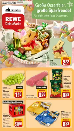 Vorschau von dem Prospekt des Geschäftes Rewe, gültig ab dem 23.03.2026
