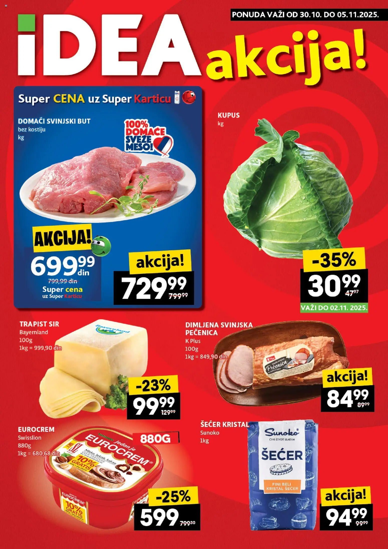 Pregled Idea kataloga - važi od 30.10.2025