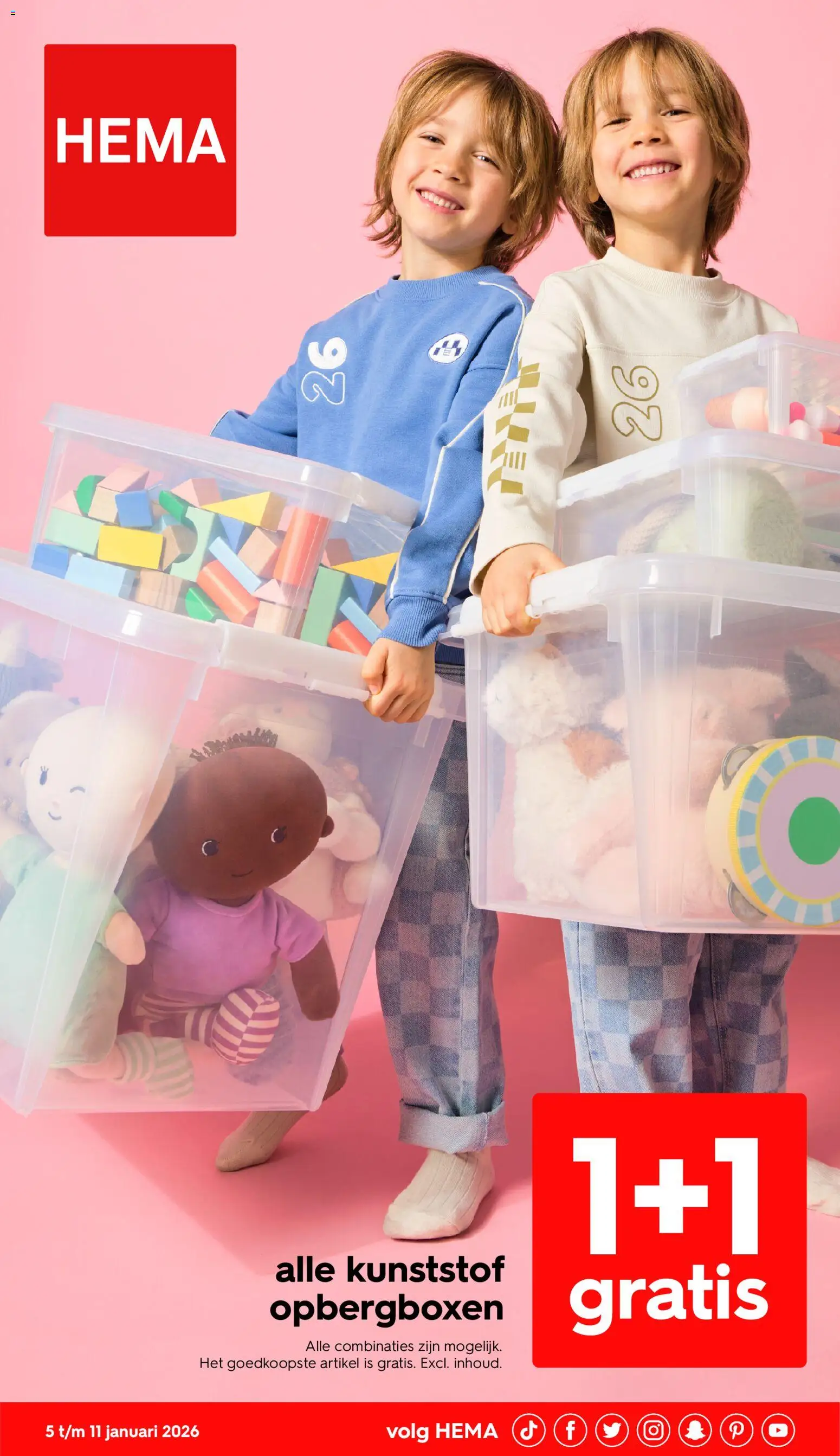 Voorbeeld van Folder / Publicité van winkel Hema geldig vanaf 05/01/2026