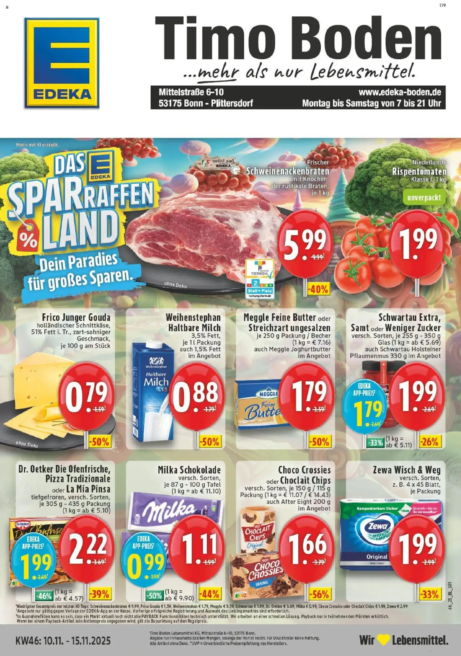 Vorschau von dem Prospekt des Geschäftes Edeka, gültig ab dem 09.11.2025