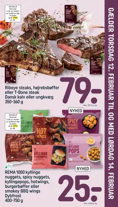 Eksempel på tilbudsavis Indstik fra butik Rema 1000 gyldig fra 12/02/2026