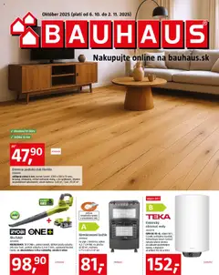 Náhľad Bauhaus letáku platného od 06.10.2025