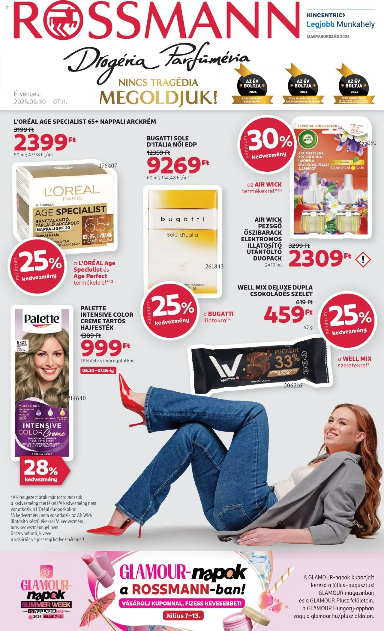 Rossmann aktuális szórólap, érvényes 2025.06.30.-től - 1 oldal