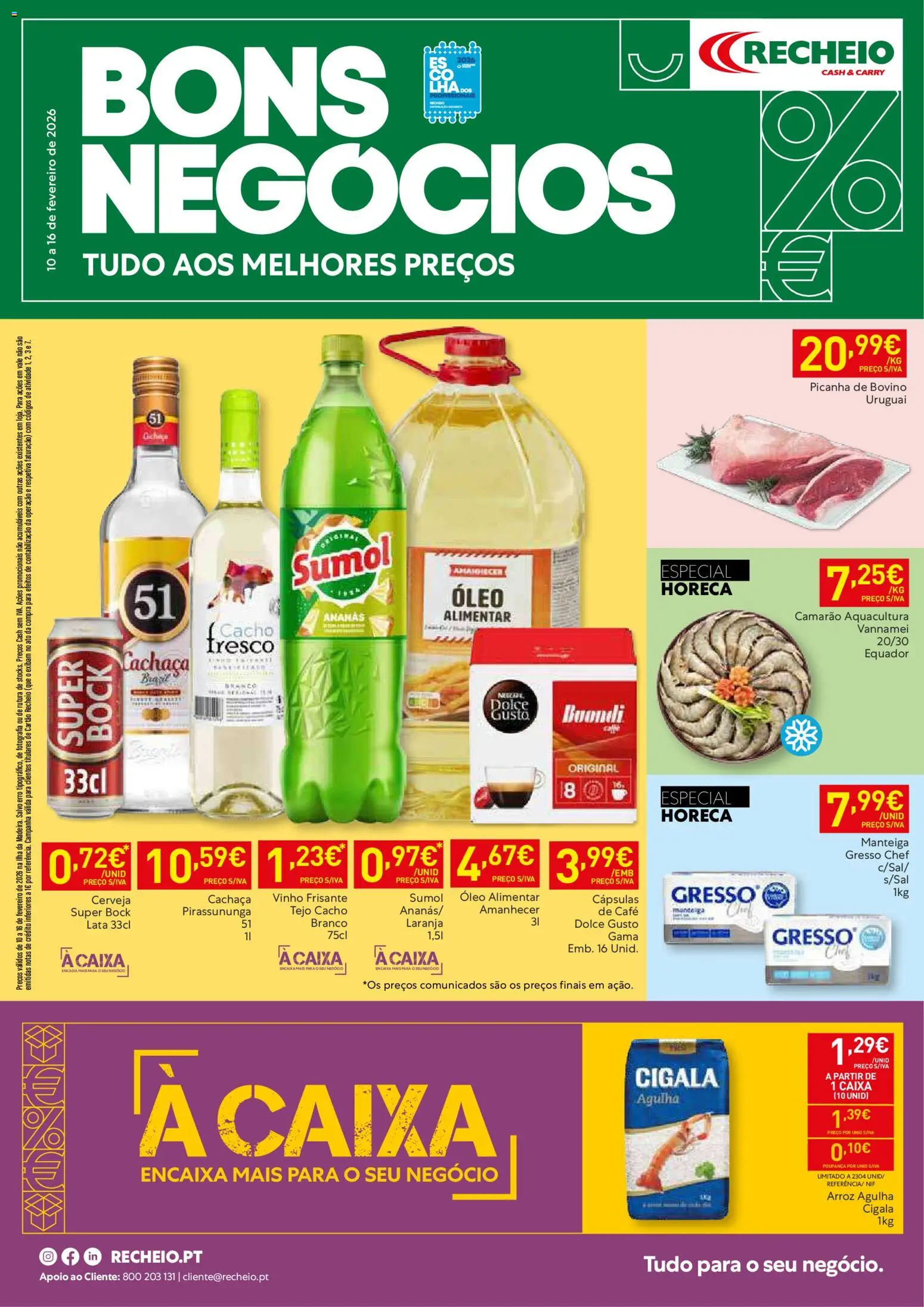Pré-visualização do folheto da loja Recheio válida a partir de 10/02/2026