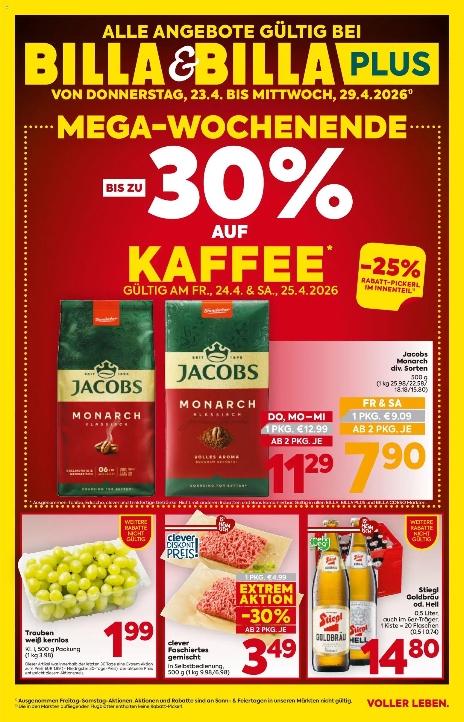 Vorschau der Angebote: Billa Billa Flugblatt - Salzburg gültig ab 23.04.2026