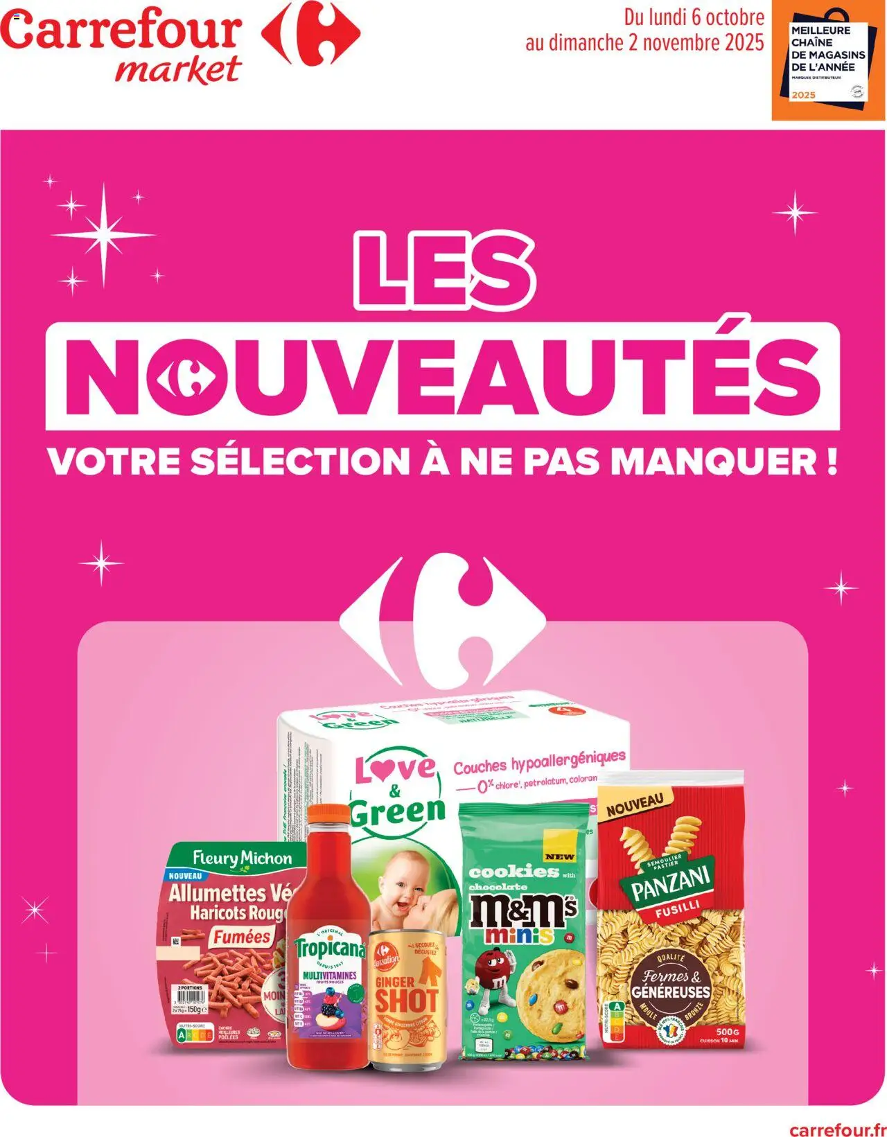 Catalogue les nouveautés d'octobre de la boutique Carrefour Market valable du 06/10/2025 - Page numéro 1