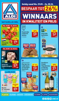 Voorbeeld van Folder week 40 van winkel Aldi geldig vanaf 29-09-2025