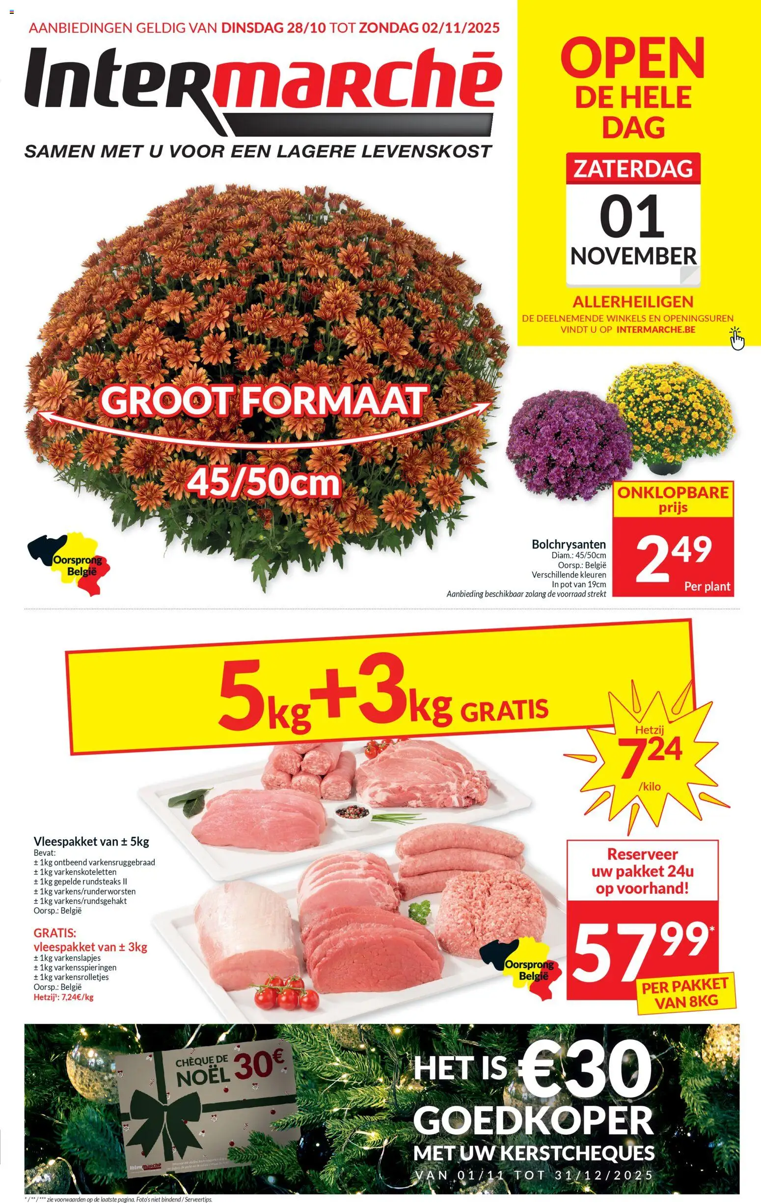 Intermarché shop Folder week 44 geldig vanaf 28/10/2025 - Paginanummer 1