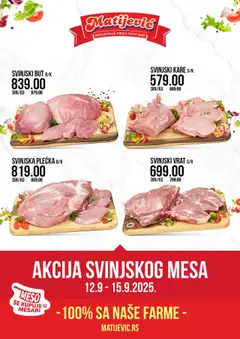 Pregled Matijevic kataloga - važi od 12.09.2025
