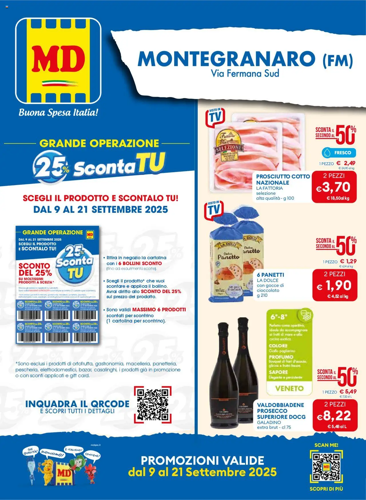 Volantino MD Discount valido da 09/09/2025 numero di pagina 1