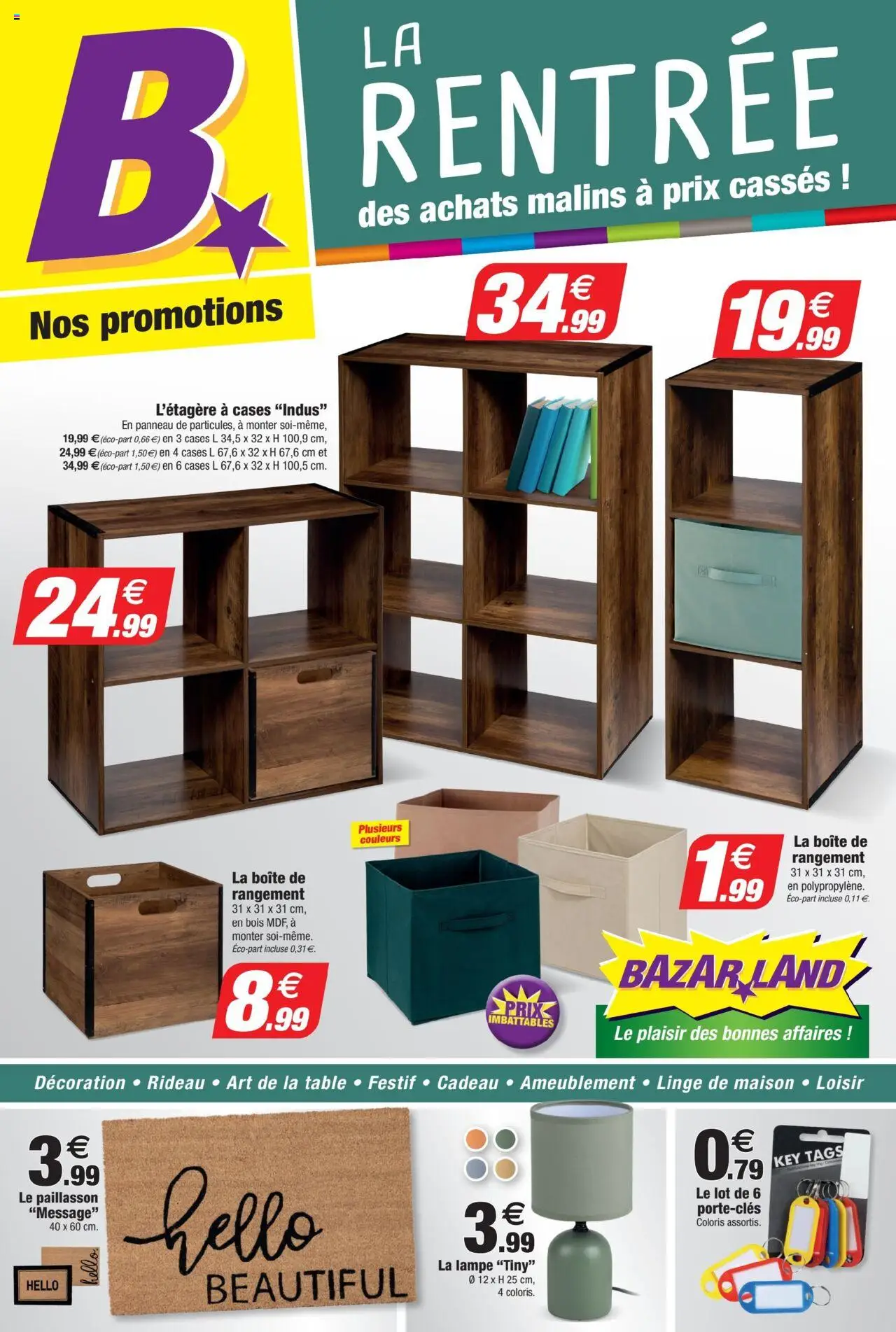 Catalogue de la boutique Bazarland valable du 13/08/2025 - Page numéro 1