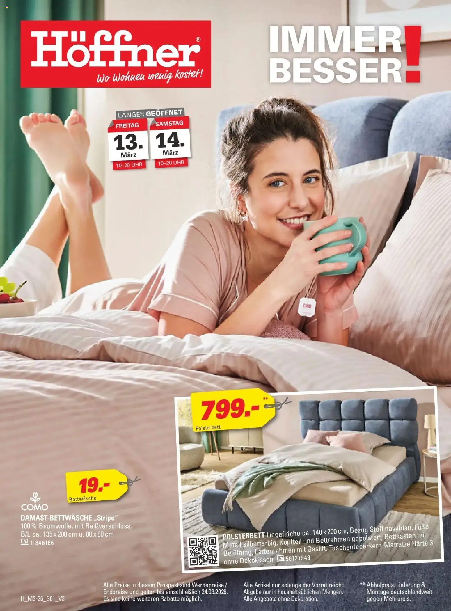 Vorschau von dem Prospekt des Geschäftes Höffner, gültig ab dem 11.03.2026