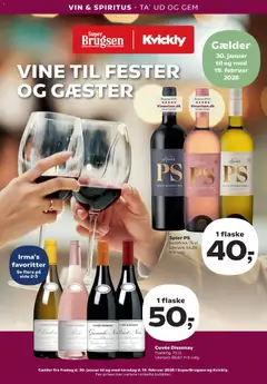 Eksempel på tilbudsavis Vinindstik fra butik Kvickly gyldig fra 30/01/2026