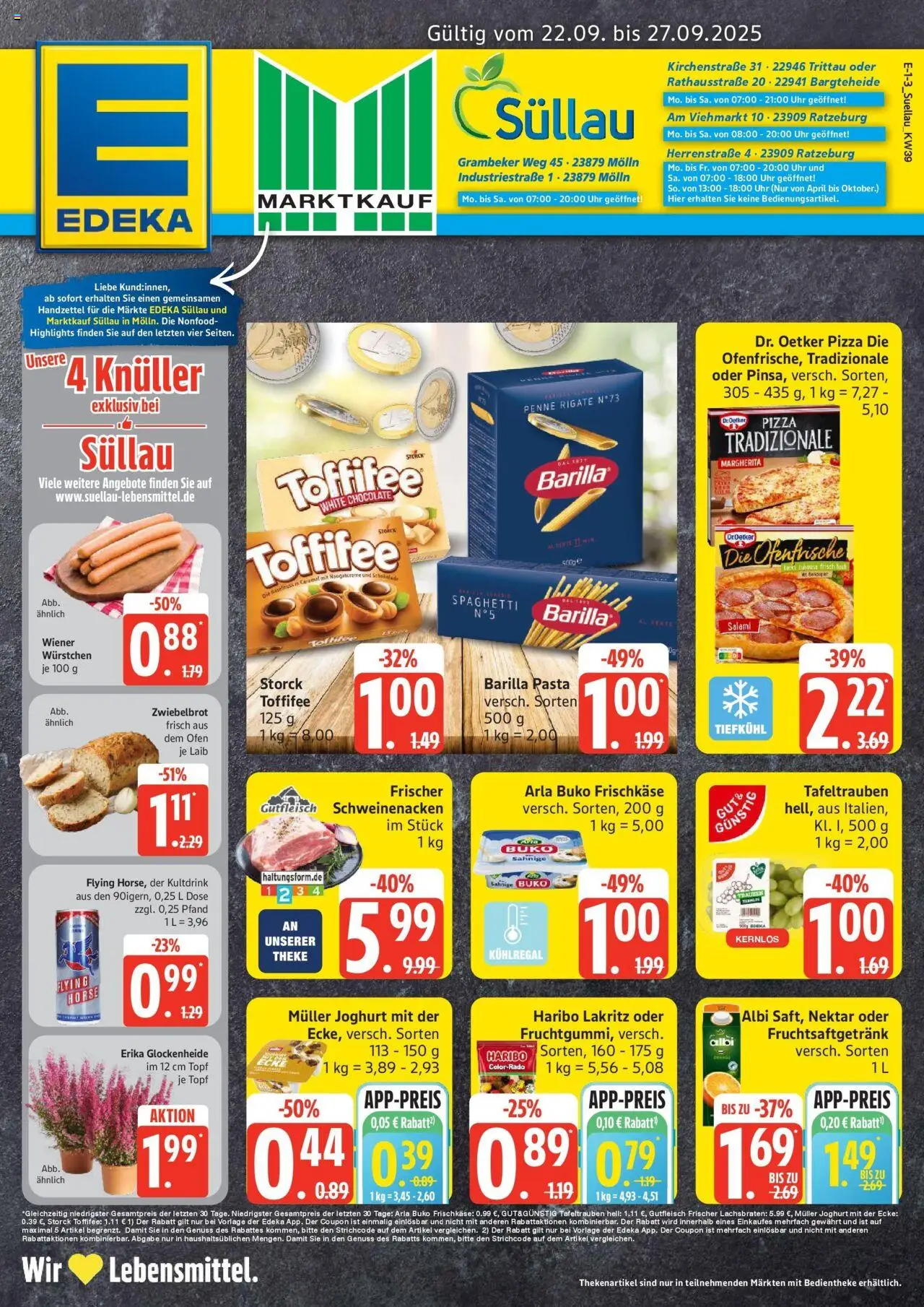 MARKTKAUF Prospekt ab Montag 21.09.2025 > Marktkauf: Wochenangebote