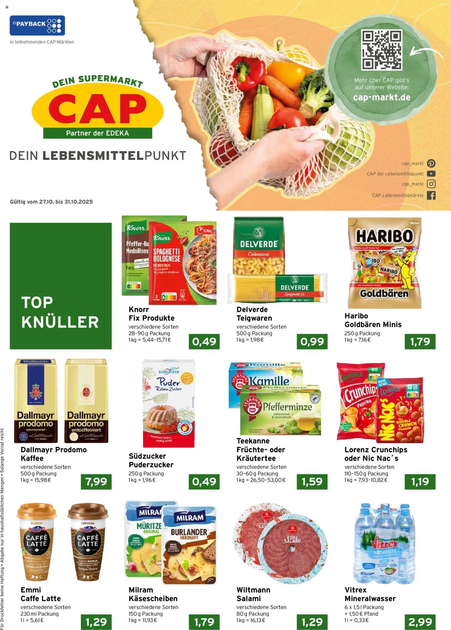 CAP Markt Prospekt (vom 27.10.2025 - 31.10.2025)
