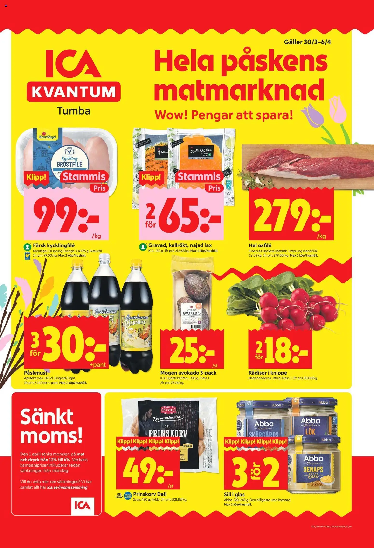 Förhandsgranska reklamblad Tumba från butik ICA Kvantum gäller från 30/03/2026
