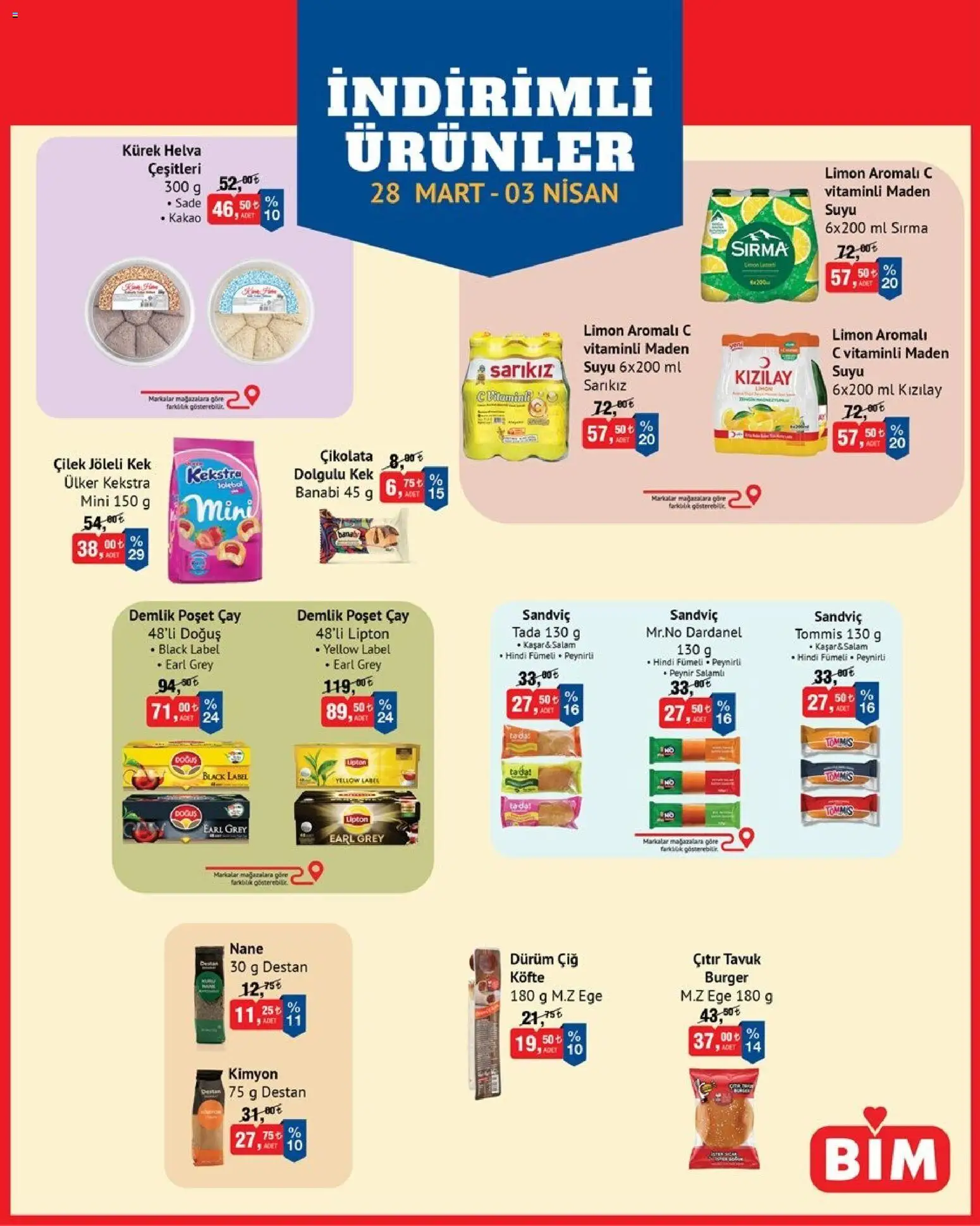 BİM BİM - İndirimli Ürünler 28.03.2026 - Broşürünün önizlemesi